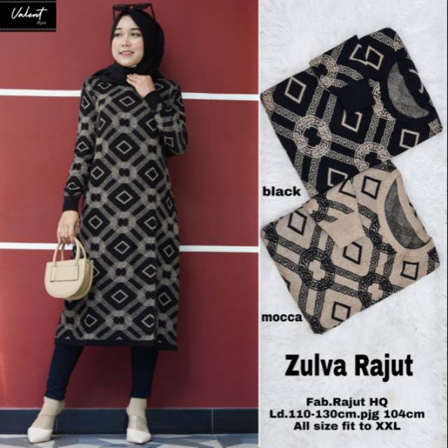Zulfa Tunik Rajut