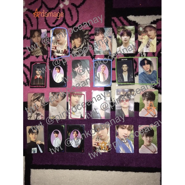 Baca Deskripsi | WTS want to sale pc (photocard) NCT jeno ridin, hello, boring, fcmm, acces card (ac
