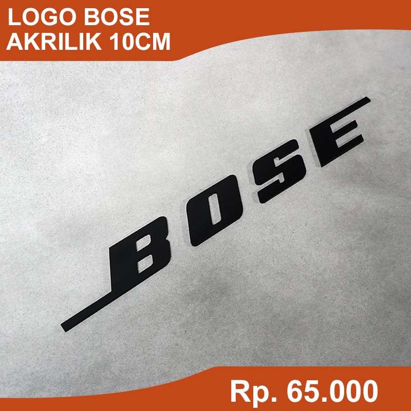 BOSE Logo akrilik / Logo BOSE