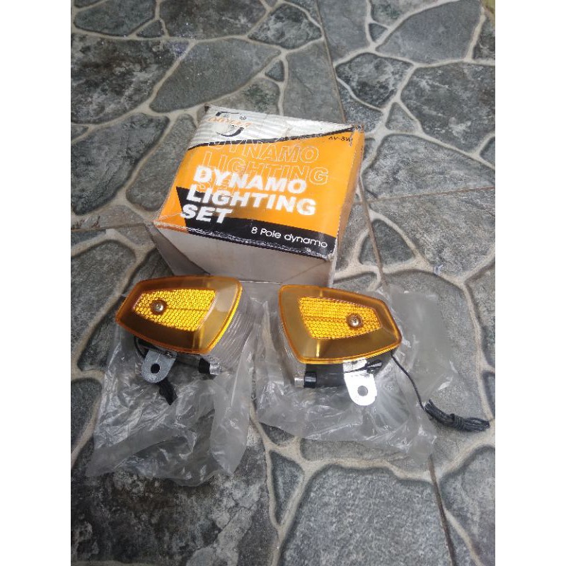 Lampu Sepeda Onthel Sepeda Mini Minion Jengki Jadul NOS