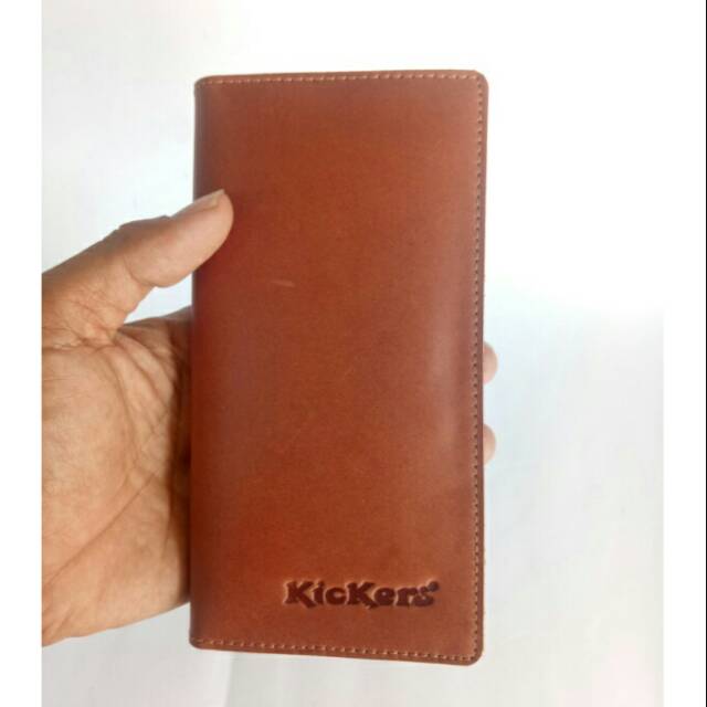 Dompet kulit sapi asli pria model panjang terbaru keren walet dompet panjang cowok laki coklat