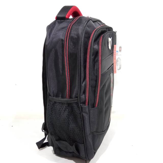 Ransel Tas Anak Cowok Besar Alfito Panah Hitam Merah SD SMP SMA Tebal Murah