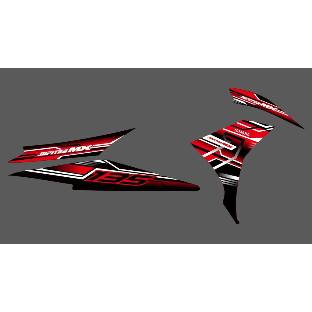 Striping Sticker Transparan MX NEW 135/LC135