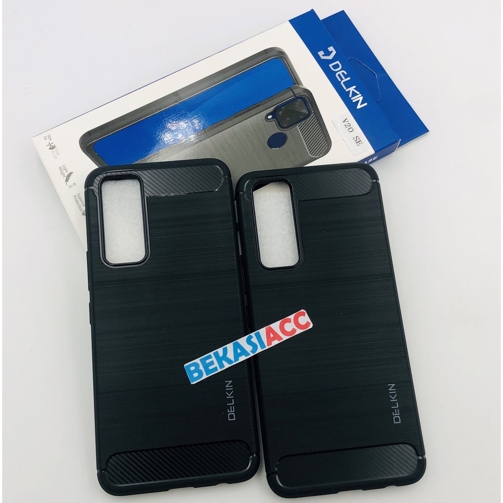 SILIKON VIVO V20 SE DELKIN KARBON / SOFT CASE VIVO V20 SE CASE DELKIN