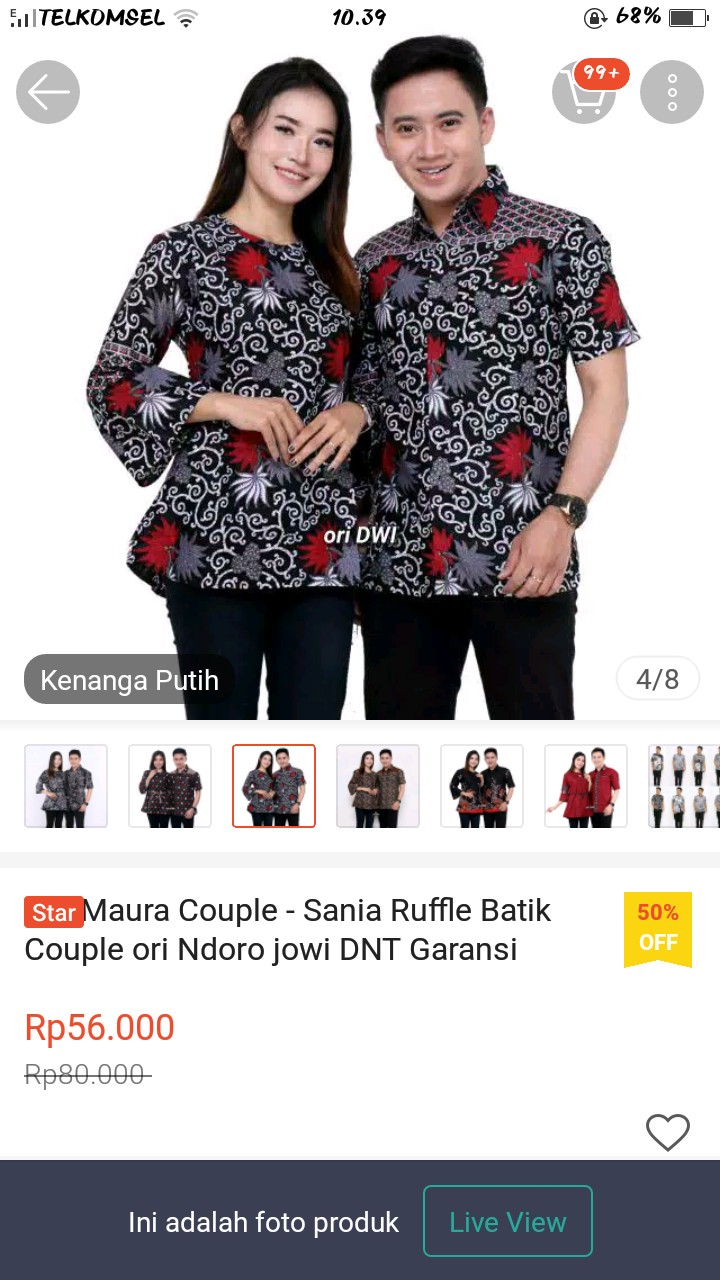 Maura Couple - Sania Ruffle Batik Couple Ori Ndoro Jowi Dnt Garansi Termurah Shopee - Pinguin Gurita
