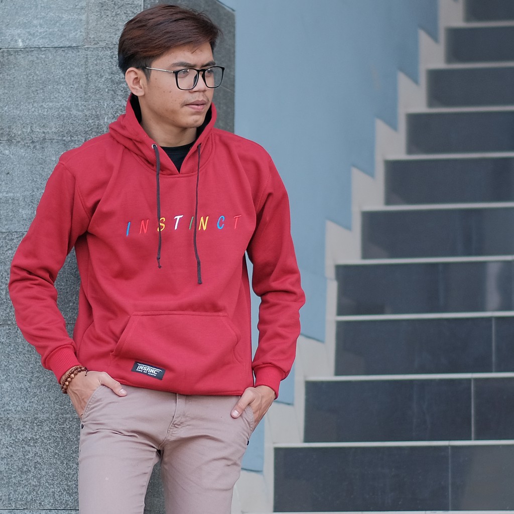 INSTINCT JAKET SWEATER HOODIE  RAINBOW