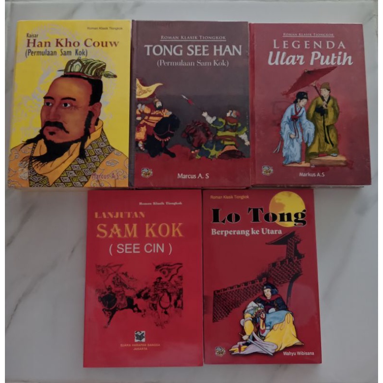 BUKU ROMAN KLASIK TIONGKONG | LO TONG BERPERANG KE UTARA / LANJUTAN SAM KOK SEE CIN / KAISAR HAN KHO