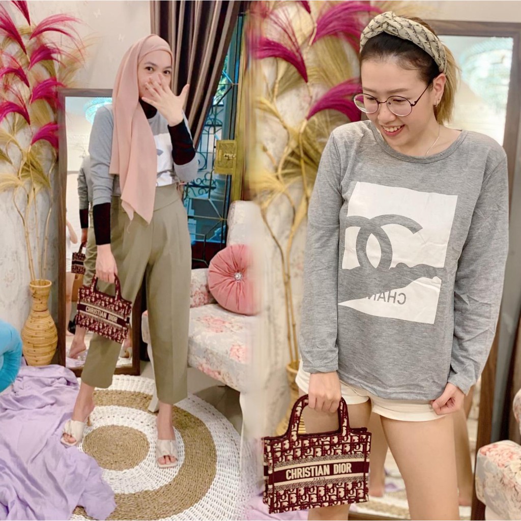 VS GG - baju ATASAN sweater MELAN MELAN wanita