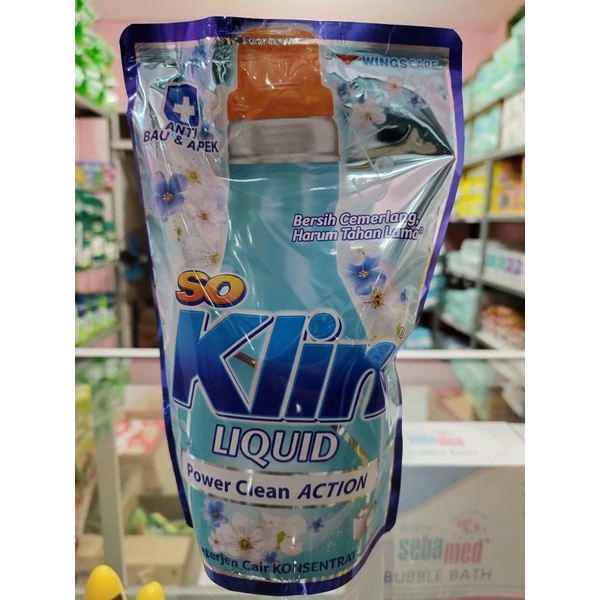 So Klin Liquid 750ml Sakura strawberry / Anti bau apek