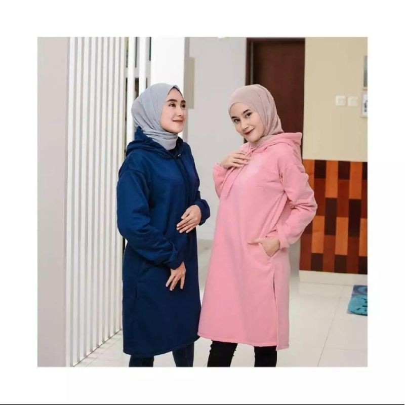 RAHMI LONG SWEATER II SWEATER LOONG BLAZER WANITA#RL