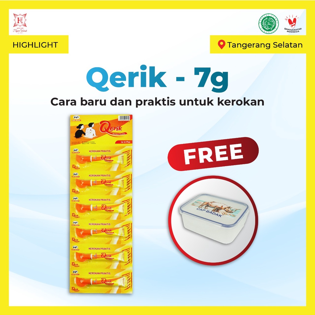 Qerik Paket Hanger 6 pcs Free Lunch Box