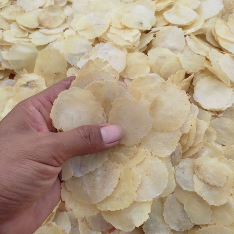 

Emping melinjo mentah SUPER TIPIS Asli Limpung // 500g