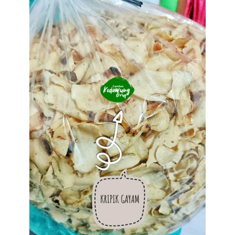 

KERIPIK GAYAM IRISAN BULAT TIPIS RENYAH 200gr