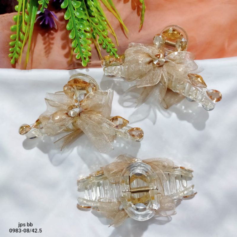 Jepit Rambut Sanggul Permata Aksesoris Wanita Import Terlaris Jepit Rambut Pesta Aksesoris Korean st