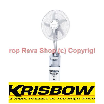 Kipas Angin Uap Air Embun Misty Fan Krisbow Backup Emergency Lamp