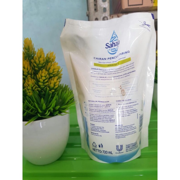 sahaja jeruk nipis 720ml sabun cair pencuci piring 720ml