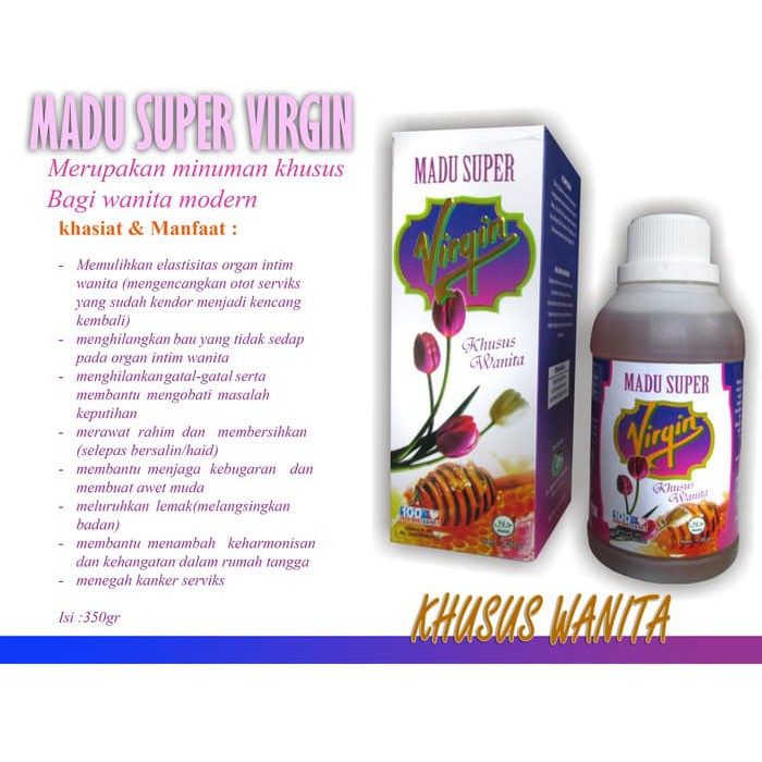 

Madu super Virgin khusus wanita