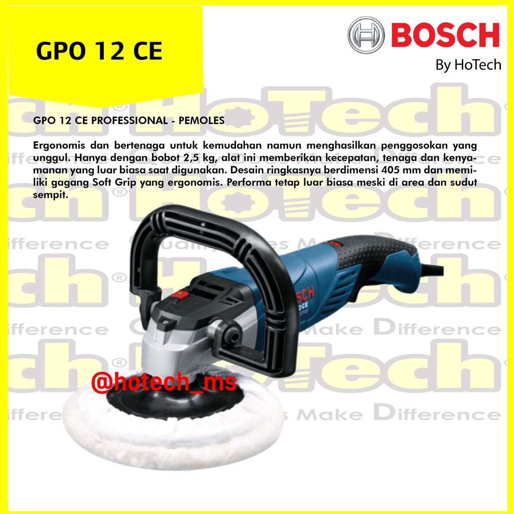 Bosch Polisher GPO 12 CE | BOSCH | Mesin Poles Bosch GPO 12 CE Professional | Bosch GPO 12 CE Polish