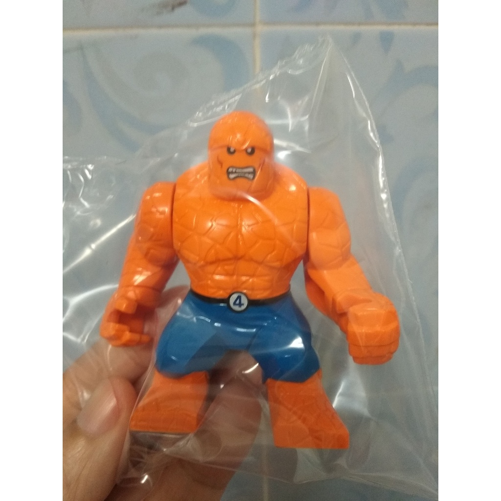 Brick marvel fantastic 4 thing lego mini figure