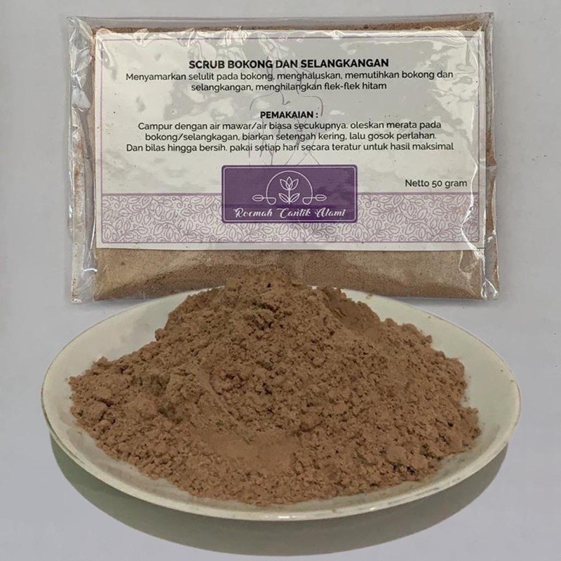 scrub pemutih pantat dan selangkangan