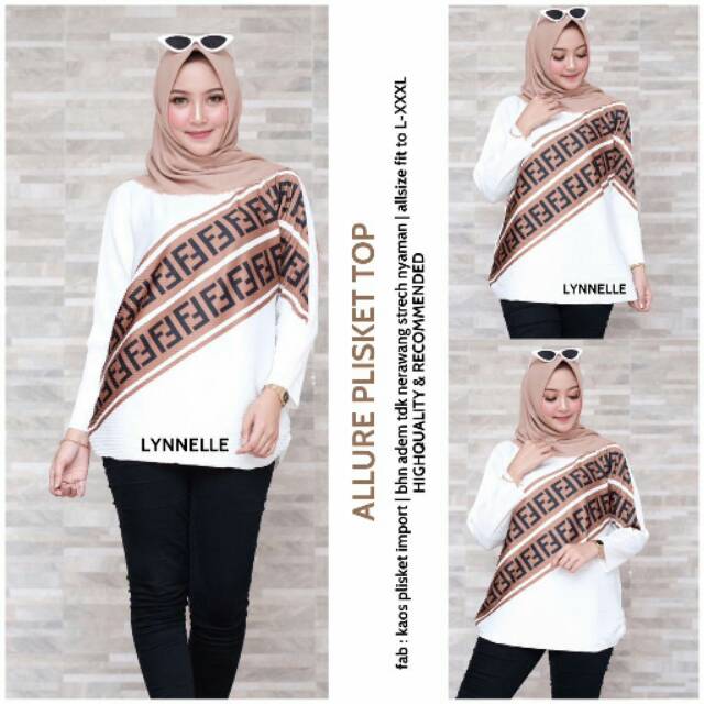 ALURE PLISKET TOP 🥀LYNELLE