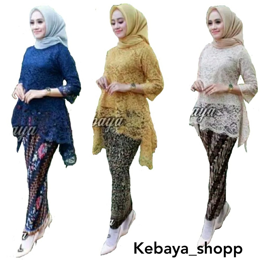 KEBAYA BIANCA SET/ BROKAT MUSTARD/KEBAYA RINJANI/KEBAYA MURAH/BAJU SERAGAM/BAJU PESTA/BAJU KONDANGAN