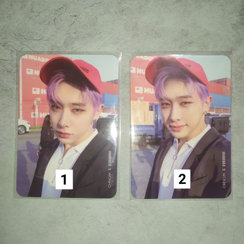 OFFICIAL PHOTOCARD MONSTA X PC MX WONHO