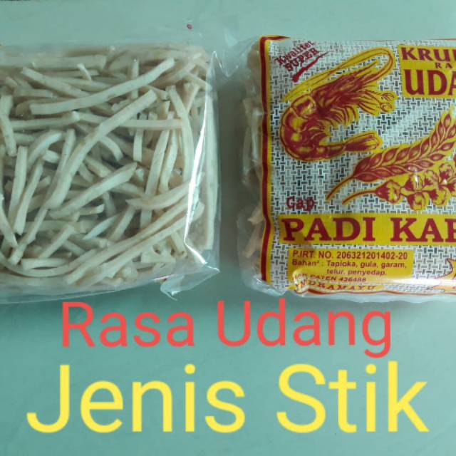 

Kerupuk udang super STIK Padi Kapas 250gram