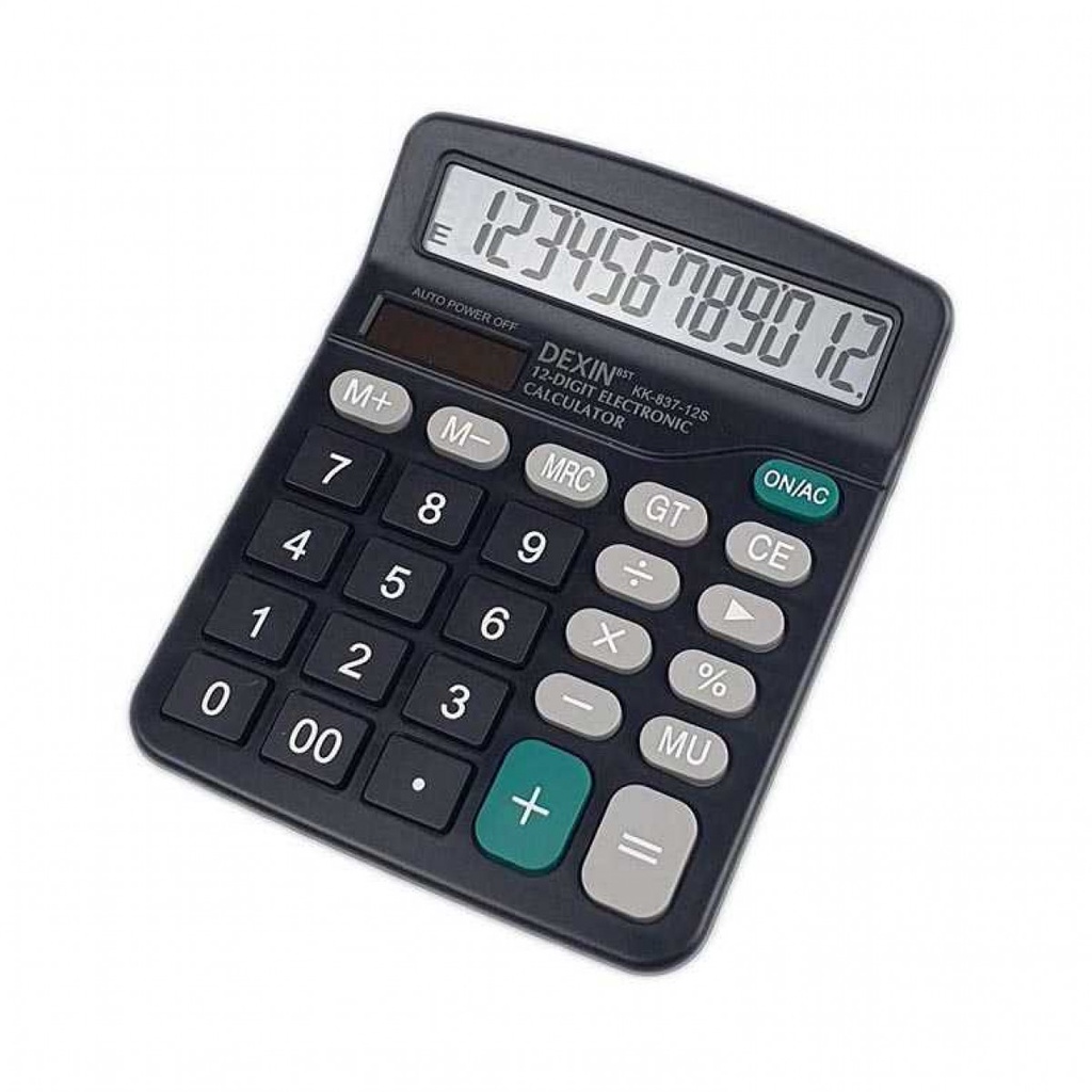 

Kalkulator Elektronik 12 Digit - KK-837-12S