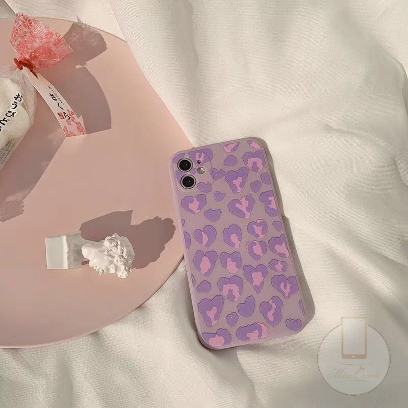 Casing Xiaomi MI 10 11 Lite 10T Redmi 10 9A POCO M3 Pro F3 Poco X3 NFC Poco M3 Redmi  Note10 10s 10Pro Note9 Note8 10ProMax 10ProMaxPlus Redmi 9 9t Purple Leopard Soft Case