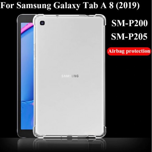 Samsung Tab A 8 Inch 2019 P205 Anti Crack Case Soft Silicone Bening Clear Back Cover Casing