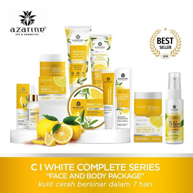 Azarine C White Brightening Series | Night cream | Day cream