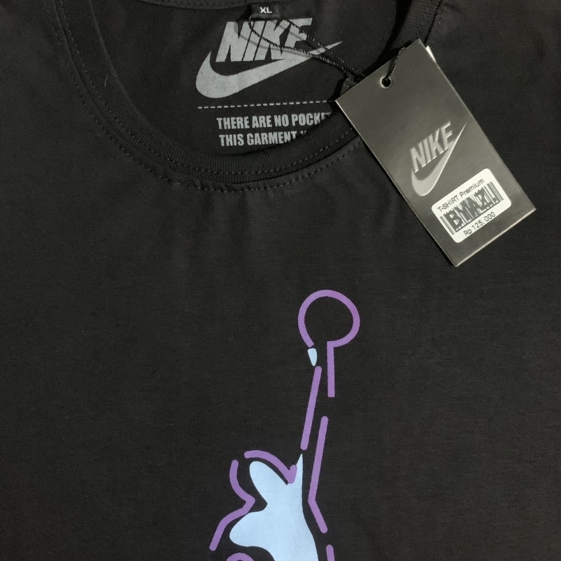 kaos Nike jordan logo ungu