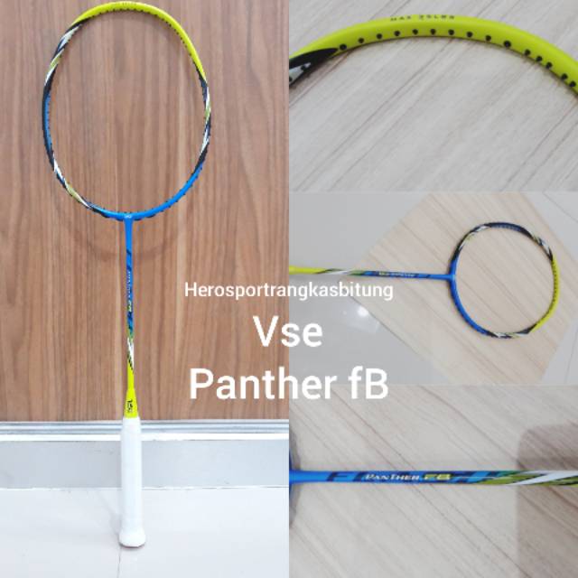 raket badminton vse / raket bulutangkis / raket badminton / sonic d tune / panther fb / super glanz