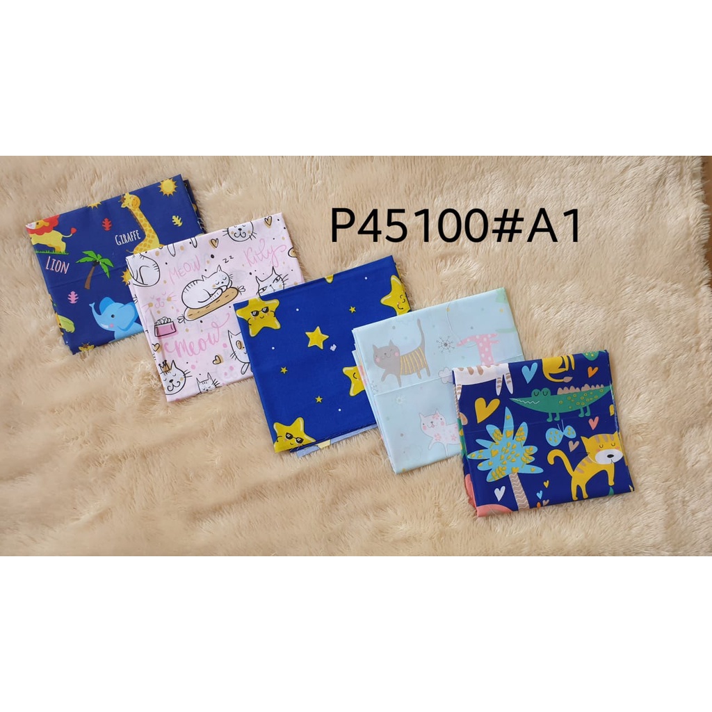 PAKET PERCA 45x100 - KAIN SPREI KATUN LOKAL PAKET PERCA 45x100
