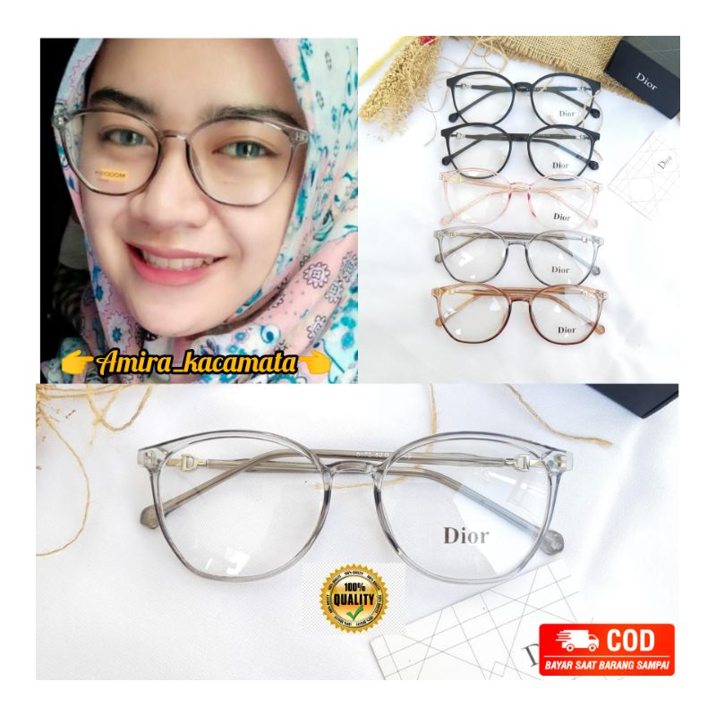 Kacamata Frame Wanita |Dr.8175| Kacamata Paket Lensa Kacamata Antiradiasi Kacamata Potocromic