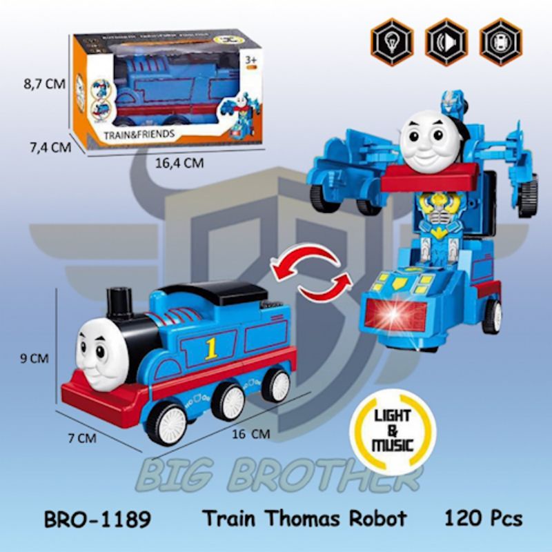 Mobil Robot Transformer Kereta Thomas Kereta Api Ma
