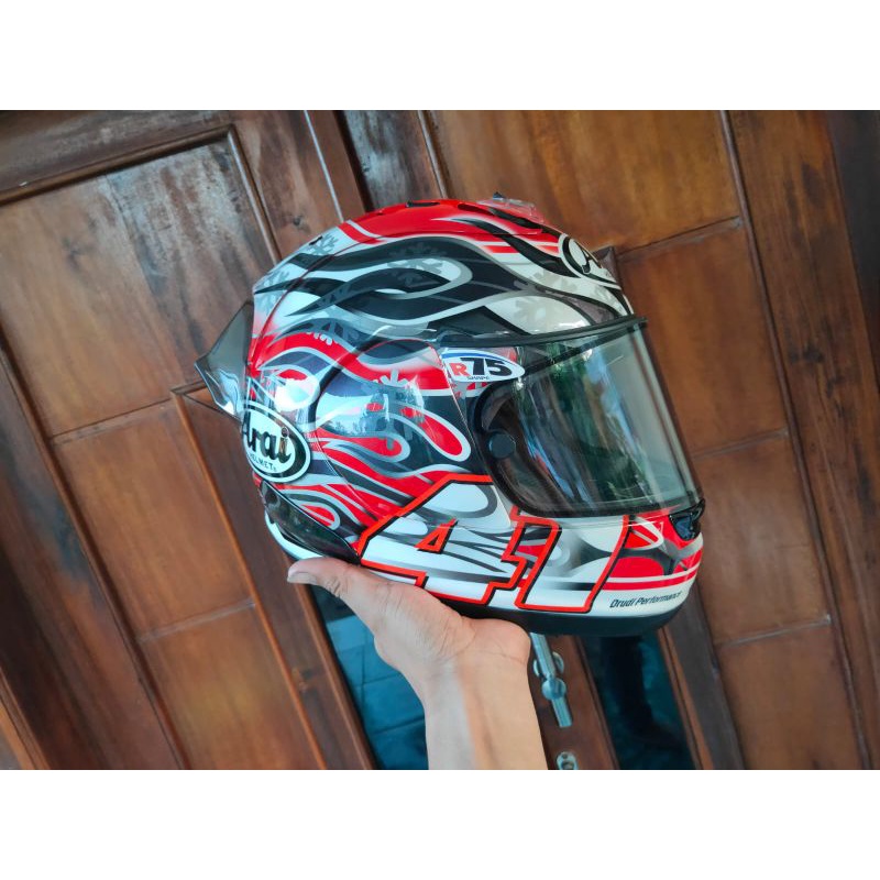 arai rr5 haga fire ice tractor rare motif langka 2nd motostation