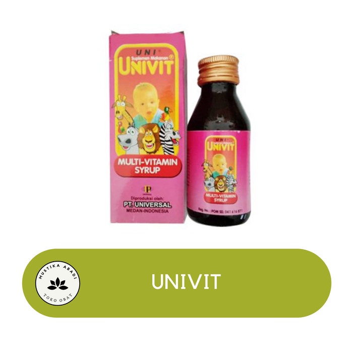 Univit Food Supplement Multivitamin Vitamin Anak Syrup