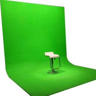 Green screen Hijau Stabilo layar latar background 100gsm Back Drop zoom Tebal