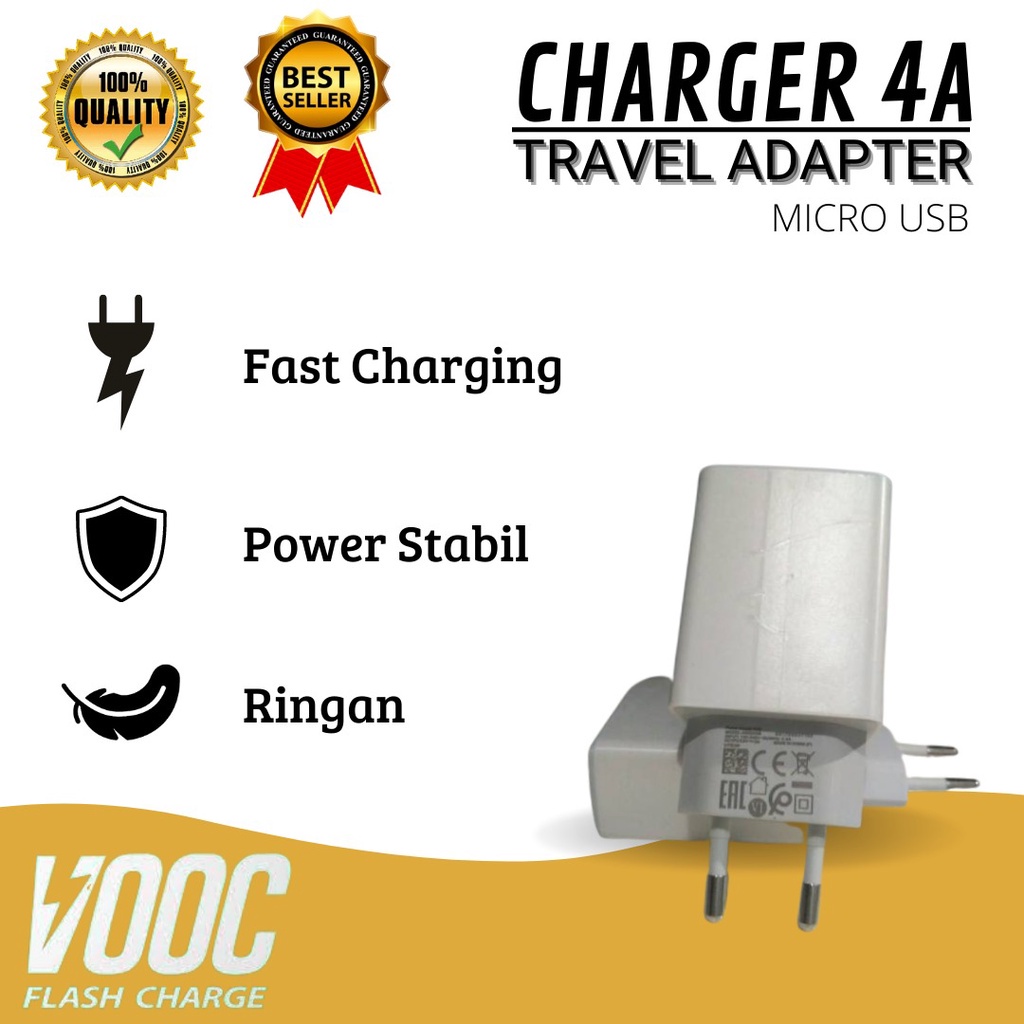 CHARGER OPPO VOOC 4A MICRO ST CHARGING (HOKKY ACC)