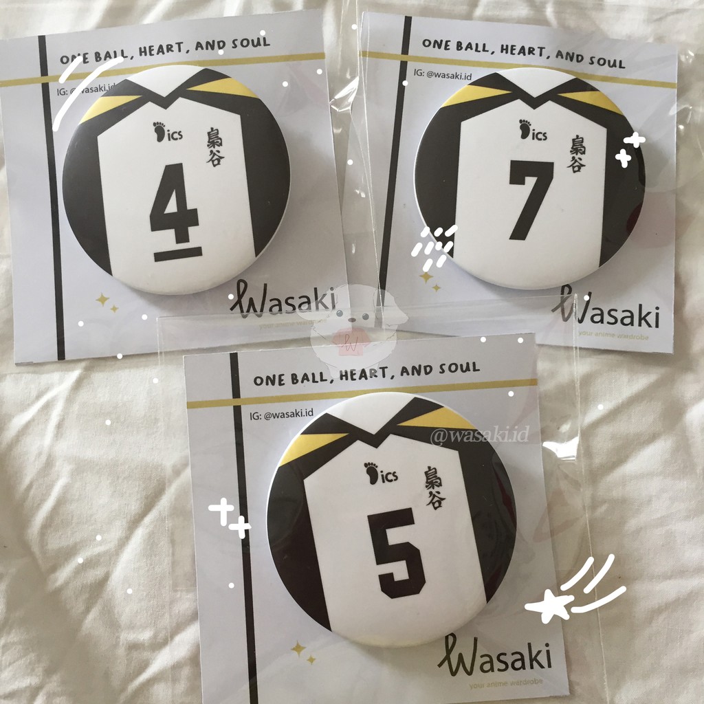 Haikyuu Jersey Pin (Fukurodani)