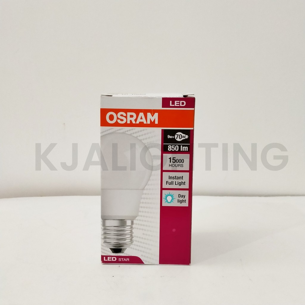 LAMPU BOHLAM OSRAM LED STAR A.70 9W PUTIH E27