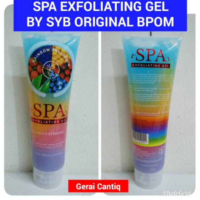 SPA EXFOLIATING GEL SYB RAINBOW FRUITAMIN - GEL PENGANGKAT DAKI PEMUTIH KULIT