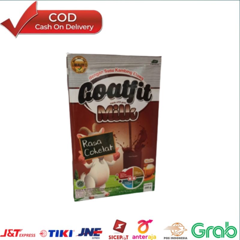 

Susu Kambing Goatfit Milk Etawa Asli Original Rasa Coklat