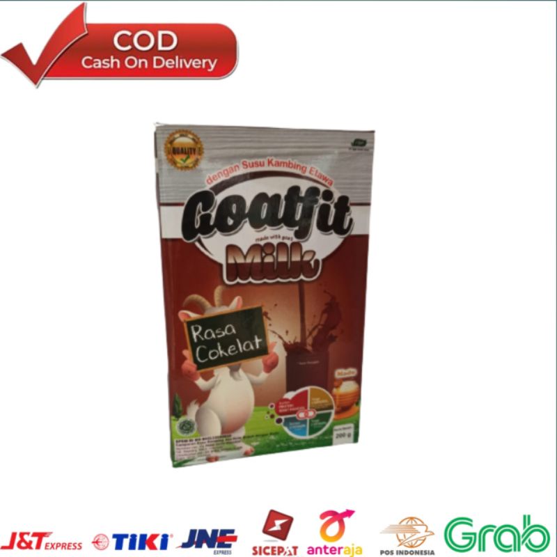 

Susu Kambing Goatfit Milk Etawa Asli Original Rasa Coklat