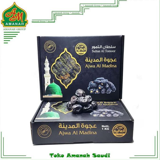 

PROMO MURAH Kurma Ajwa al-Madina Premium / Kurma nabi / Kurma Ajwa Original Best seller