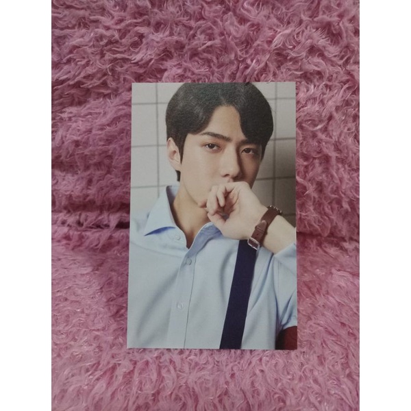 EXO postcard pc calendar Sehun , Baekhyun Seasons Greeting 2020 SG OFFICIAL, BISA NEGO