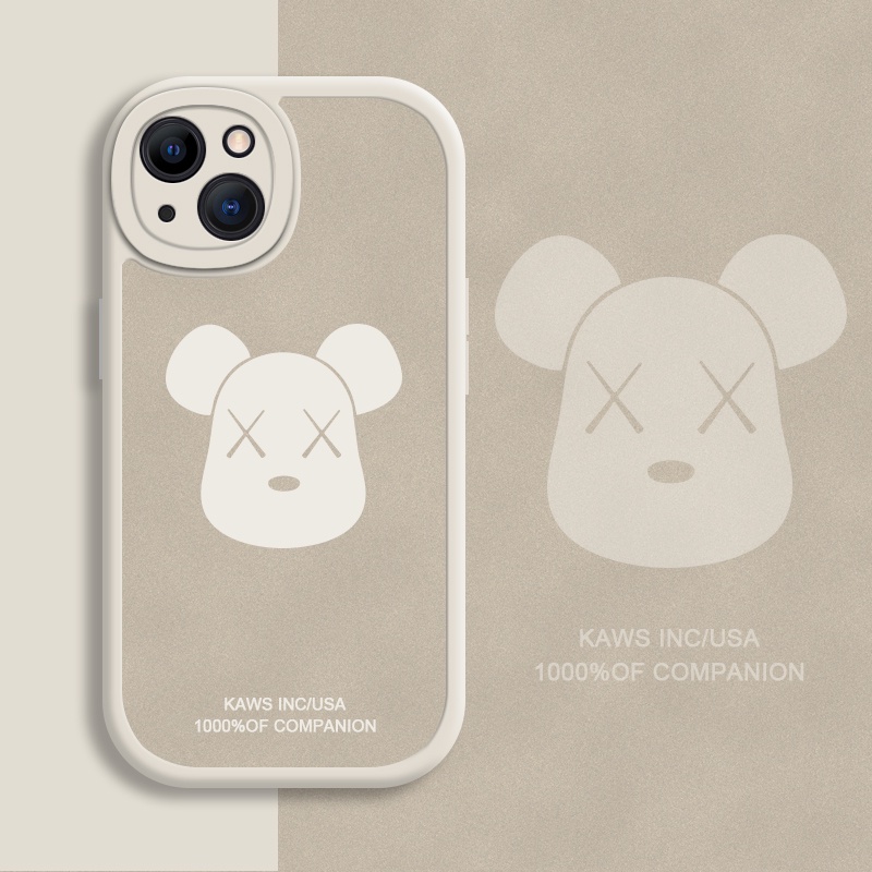 Casing Soft Case Motif Violent Bear Untuk iPhone 6 / 7 / 8 + / X / XR / Xs Max 13 / 11 Pro Max