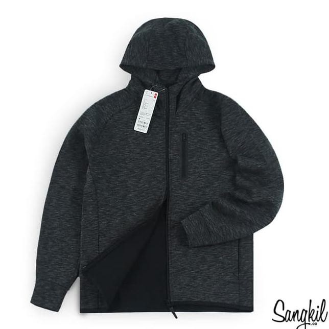 dark grey zipper hoodie